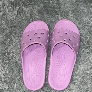 CROCS Lavender Slide Sandals